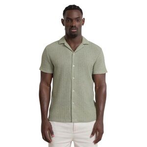 LARSSON & CO PEDER - CROCHET JACQUARD SHORT SLEEVE SHIRT